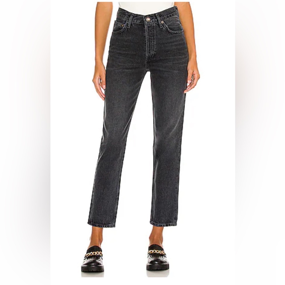 Revolve AGOLDE Fen High Rise Relaxed Taper jean size 26 in color Shambles